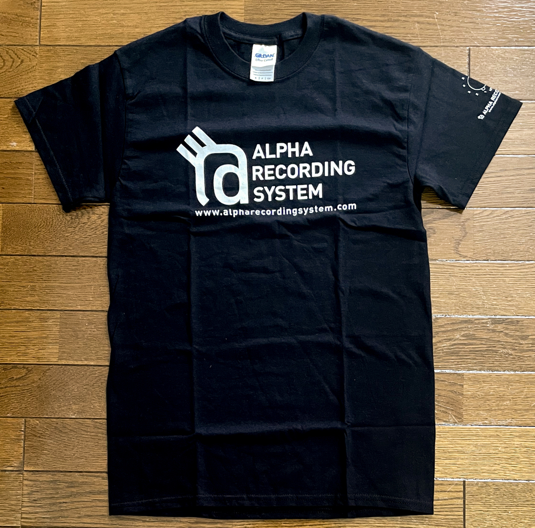 Alpha Recording System Tシャツ 半袖 Sサイズ 黒の画像1