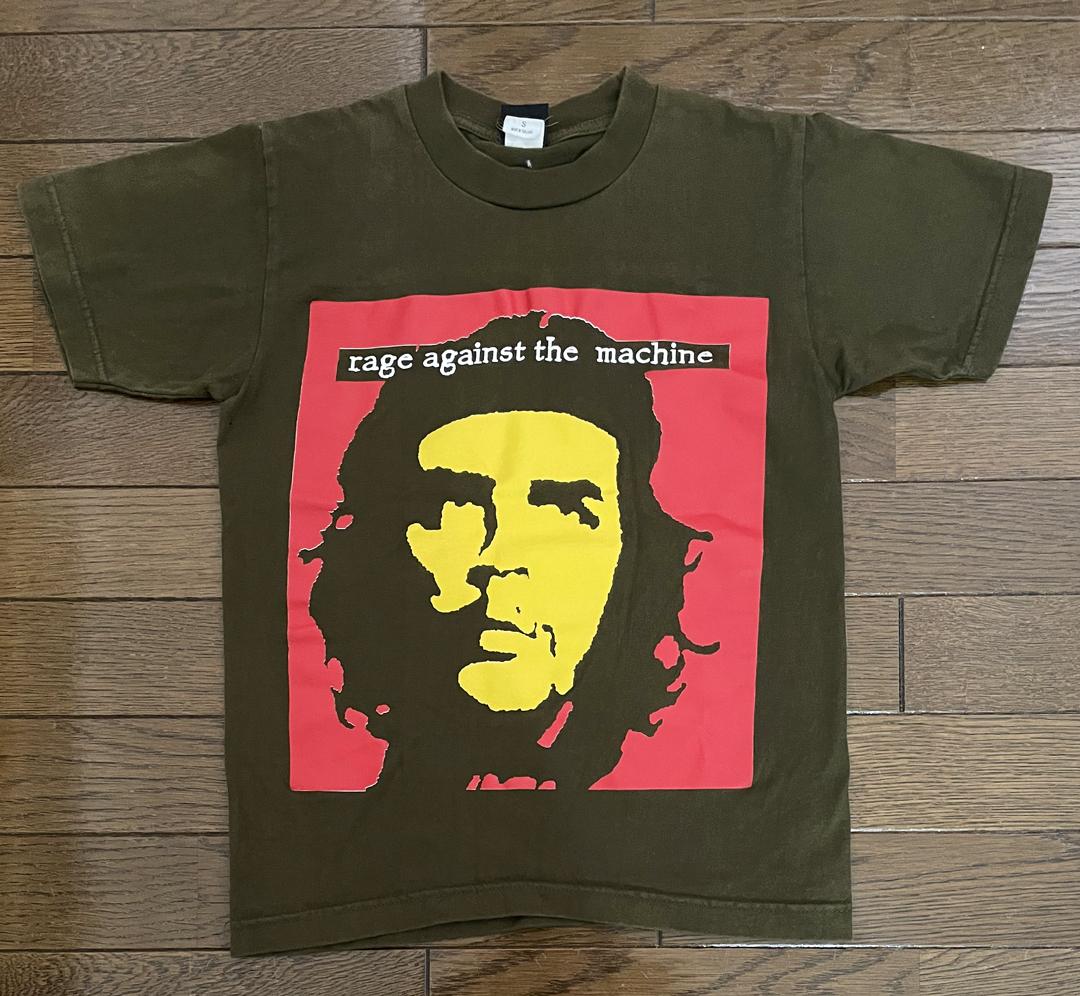 rage against the machine 半袖 Tシャツ Sサイズ　カーキ　黄色　赤 チェ・ゲバラ_画像1