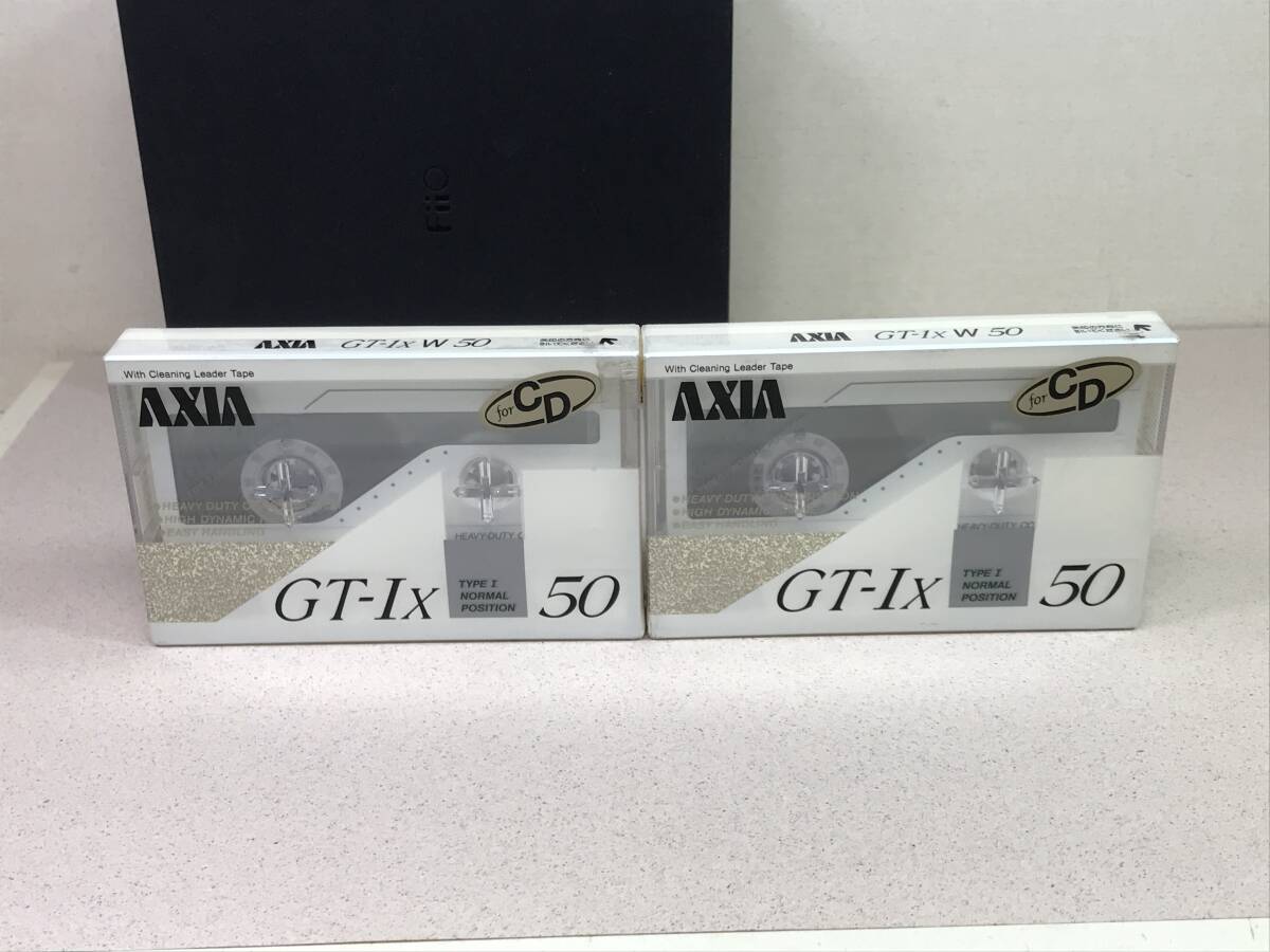 未開封　カセットテープ　GT-Ix　50　ノーマル　2本　AXIA　_画像1