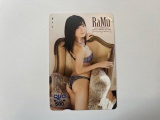  unused QUO card 500*RaMu* Young Champion 2018!