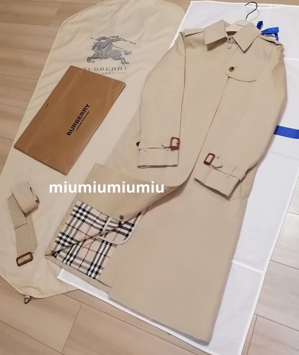 最終価格●本物上質●バーバリーロンドン BURBERRY LONDON トレンチコート ノバチェック バーバリー ステンカラーコート　M 38　ライナー_画像2