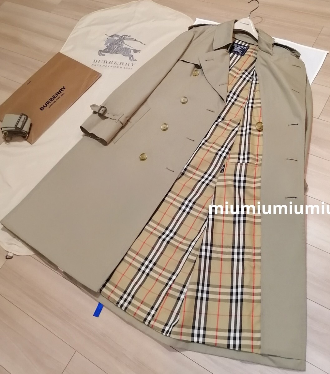 本物上質 美品 Burberrys バーバリー BURBERRY トレンチコート ベルト