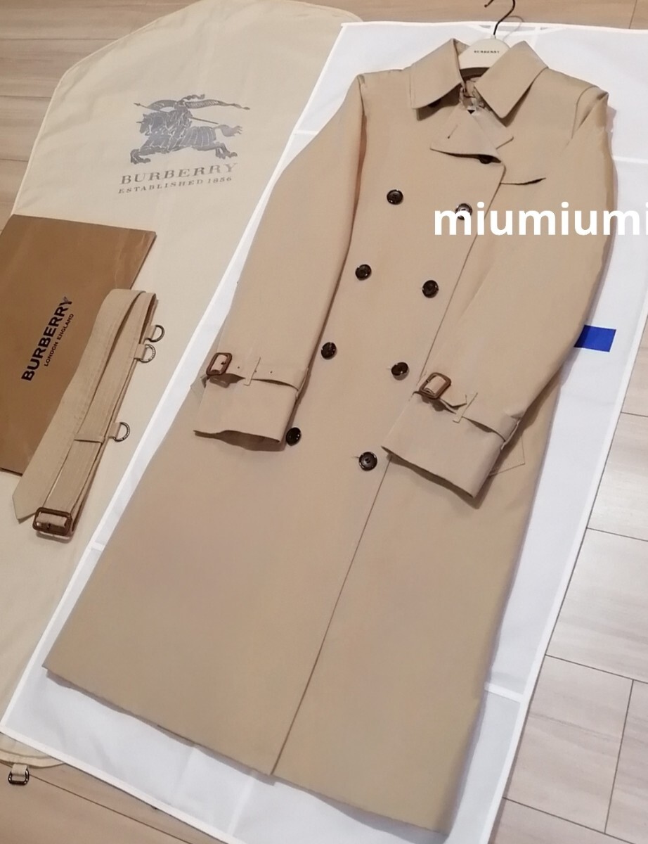 最終価格●本物上質● バーバリーロンドン BURBERRY LONDON バーバリー トレンチコート ノバチェック ベージュ ハニーベージュ S M 素敵の画像3