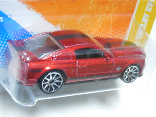 HOT WHEELS / 10 フォード シェルビー GT-500 スーパースネーク (2011 NEW MODELS/赤)+(2012 #95/青緑) 開封用２台セット_画像4