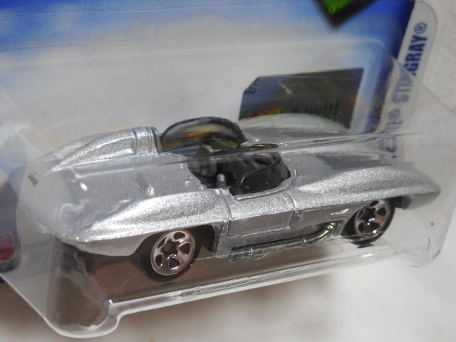 HOT WHEELS / コルベット SR-2 (2002 FIRST EDITIONS/赤) + コルベット スティングレイ XP-87 (2003 FIRST EDITIONS/銀) 開封用２台セット_画像8