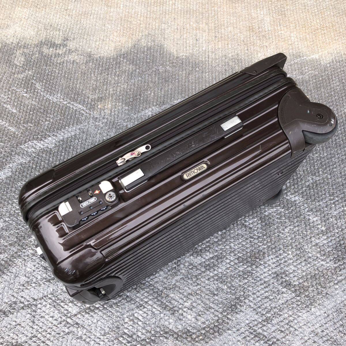 【リモワ】本物 RIMOWA スーツケース SALSA DELUX サルサデラックス 2輪 TSAロック キャリーケース 852 52 トラベルバッグ 旅行かばん_画像5