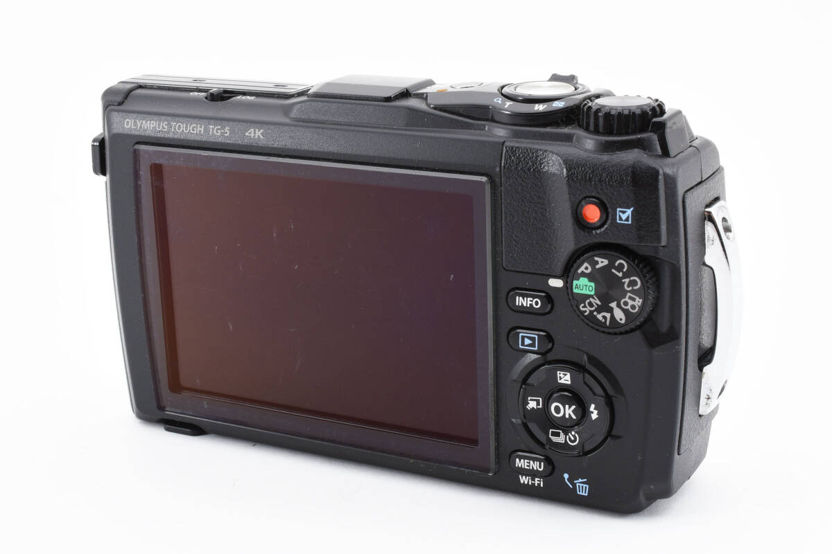 【良品】 ショット数【4734回】 OLYMPUS オリンパス 工事用 デジタル カメラ Tough TG-5 工一郎 ブラック デジカメ 動作確認済み #1564_画像4