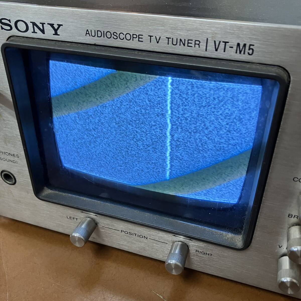 ソニー オーディオスコープ TVチューナー VT-M5 SONY AUDIOSCOPE TV TUNER 音響機器 音響機材 ジャンクの画像10