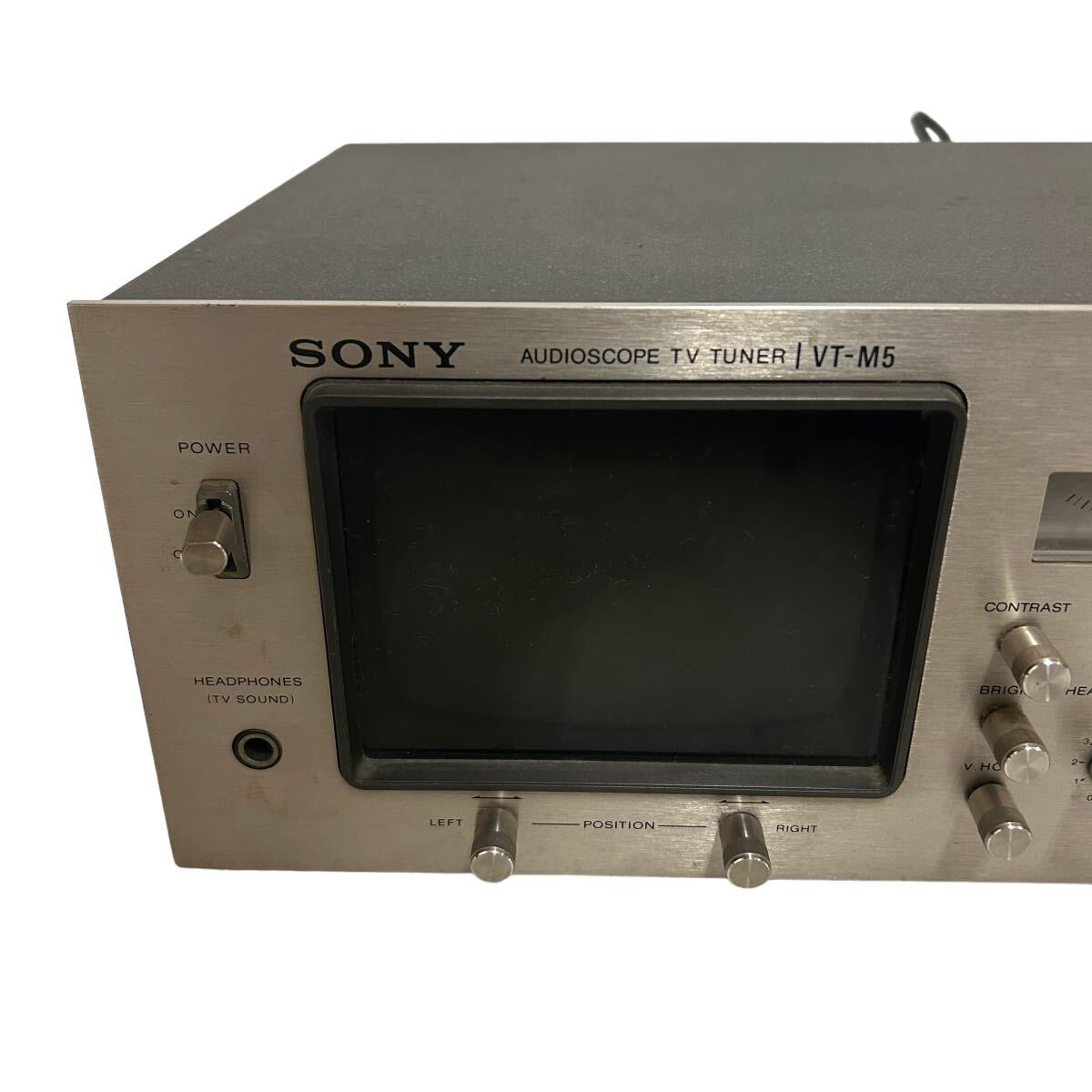 ソニー オーディオスコープ TVチューナー VT-M5 SONY AUDIOSCOPE TV TUNER 音響機器 音響機材 ジャンクの画像8