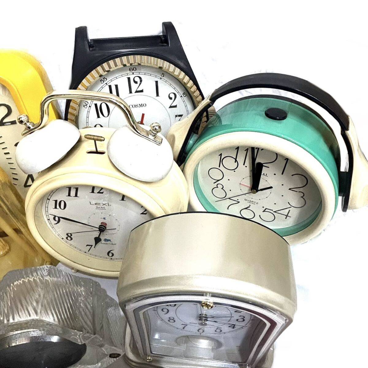 置時計 まとめ 目覚まし時計 セット売り 昭和レトロ ジャンク品 SEIKO CASIO CITIZEN WEDGWOOD RayBan など インテリア 掛時計の画像8