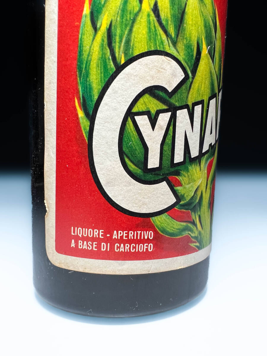 ■1980s 古いチナール CYNAR リキュール 古酒旧酒オールドボトルレトロビンテージの画像5