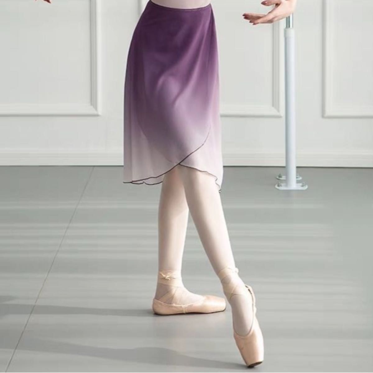 グラデーション ラップスカート ダンス衣装 ラテン モダン 社交 ダンスウェア