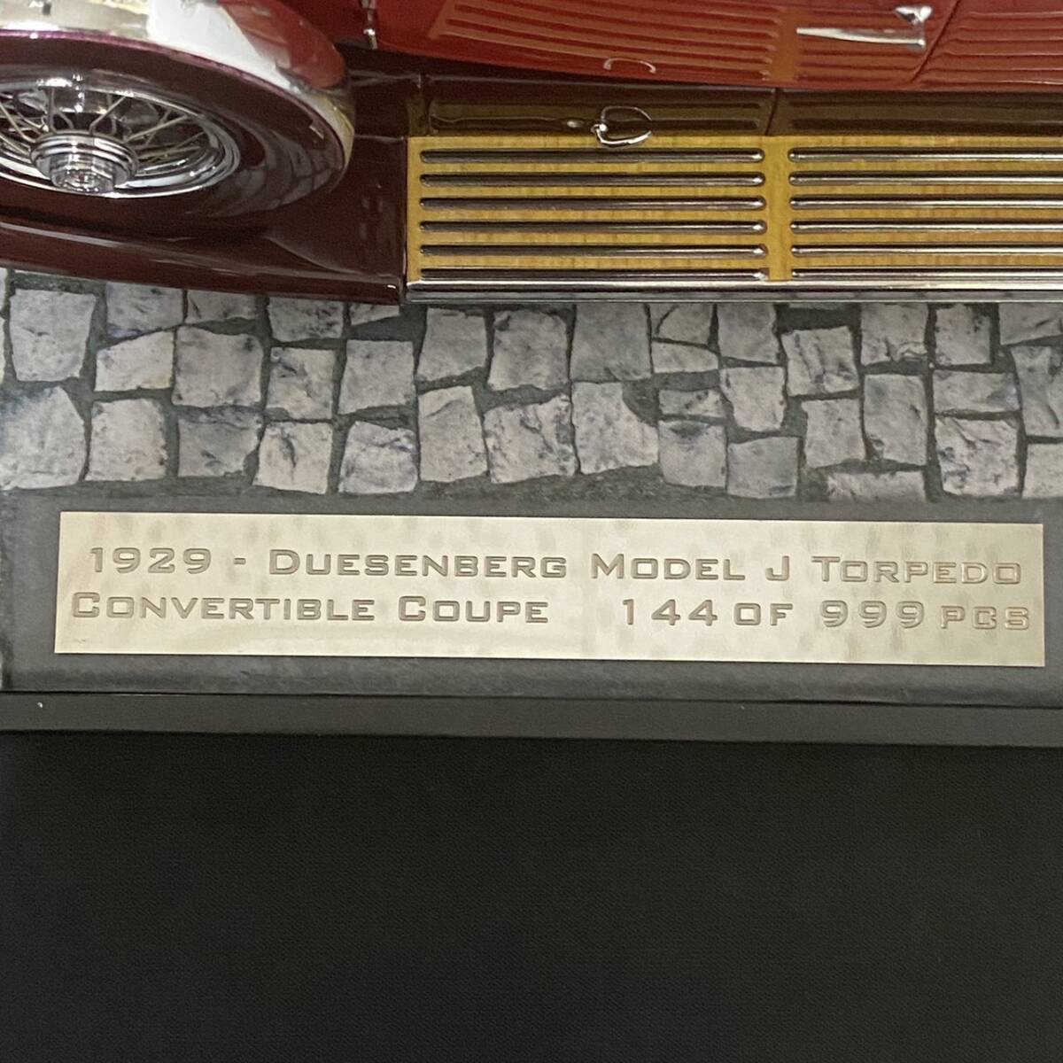 ★☆ミニチャンプス 1/18 1929 Duesenberg Model J Torpedo 難あり 現状品 Blackhawk Museum Collection デューセンバーグ トルペド☆★の画像8