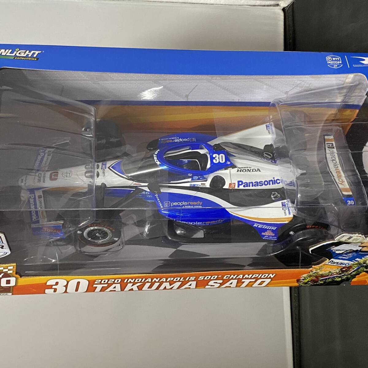 ★☆佐藤琢磨 インディ500 グッズ いろいろ まとめて 1/18 ミニカー 2020 優勝 ＃30 キャップ 帽子 タオル マスク ケース INDY 7点☆★_画像4