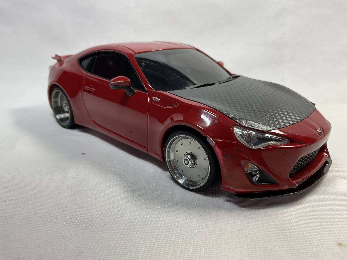 京商ミニッツ MR-03 MM ASF 基盤2.4Gシャーシ アルミホイールM,zレーシングマークワン付き オマケでTOYOTA86ボディの画像8