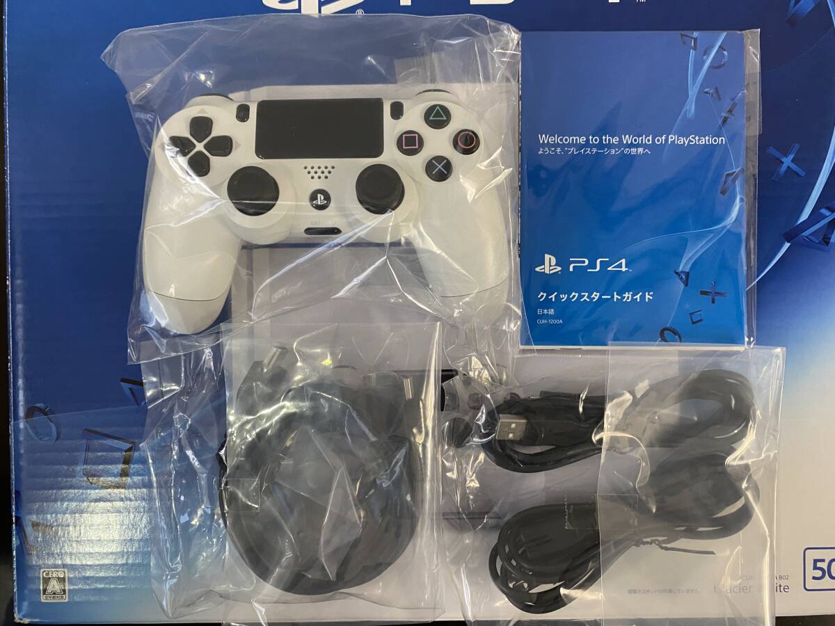 1円〜新品未使用★貴重レア★ソニー SONY PS4 PlayStation 4 グレイシャー・ホワイト (CUH-1200AB02)【メーカー生産終了】付属品完備♯3の画像9