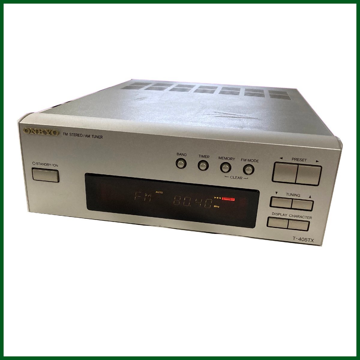  used *ONKYO/ Onkyo * FM/AM tuner T-405TX sound equipment audio 