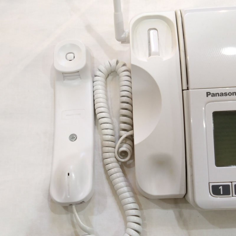 ◆Panasonic/パナソニック◆ パーソナルファックス FAX電話機 KX-PD304DL 子機付き 中古動作品_画像3