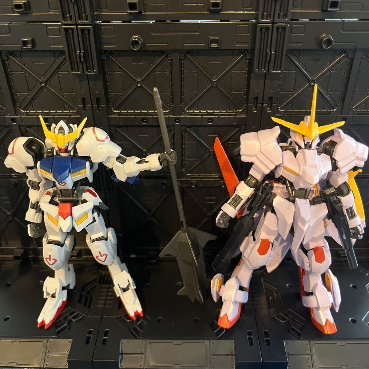 HG 1/144 ガンダムバルバトス　端白星　ガンダムバエル　新品ヴィダール他　8体　組み立て完成品　※送料無料　素組　鉄血のオルフェンズ_画像5