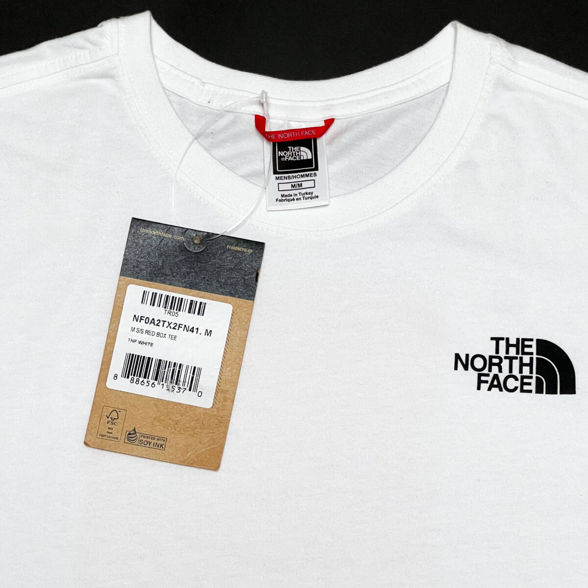 ■THE NORTH FACE/ザノースフェイス・ロゴプリントTシャツ・ホワイトM新品■の画像5