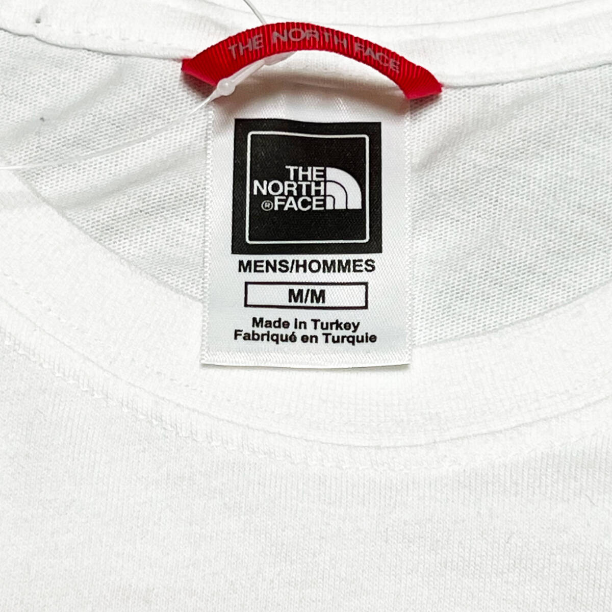 ■THE NORTH FACE/ザノースフェイス・ロゴプリントTシャツ・ホワイトM新品■_画像6