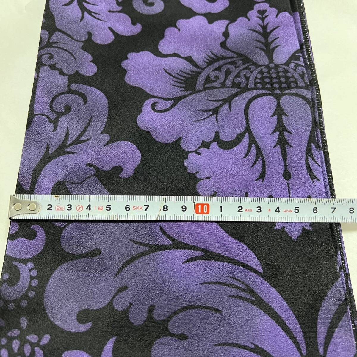 【1円〜】半幅帯 半巾帯 女性用 帯 着物 和装 紫 作家 一点物 