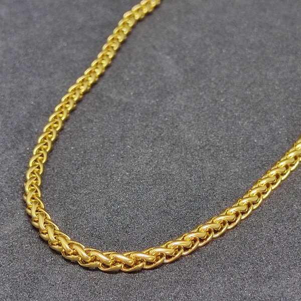 喜平 ネックレス 18K Gold Plated チェーン ネックレス 金 ロープチェーンの画像1