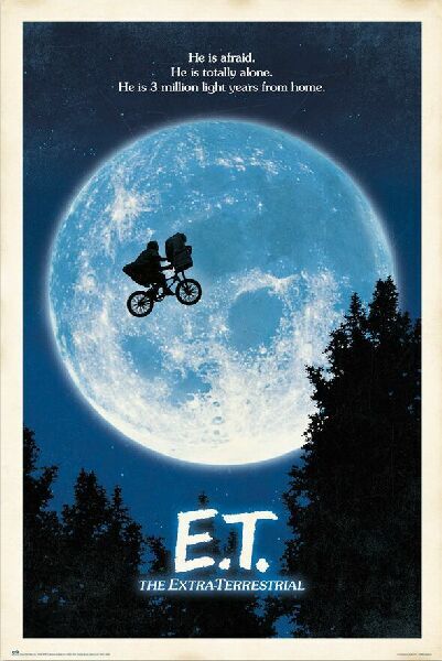 映画 E.T. ポスター（スティーヴン・スピルバーグ監督作品）〔新品〕 GPE-5531_画像1