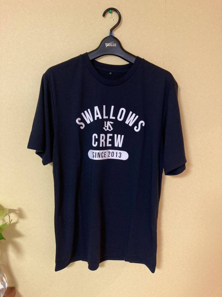 CREW Tシャツ　ヤクルトスワローズ　ユナイテッドアローズ　コラボ　Tシャツ　Mサイズ　ネイビー　白い　新品 アローズ United Arrows _画像1
