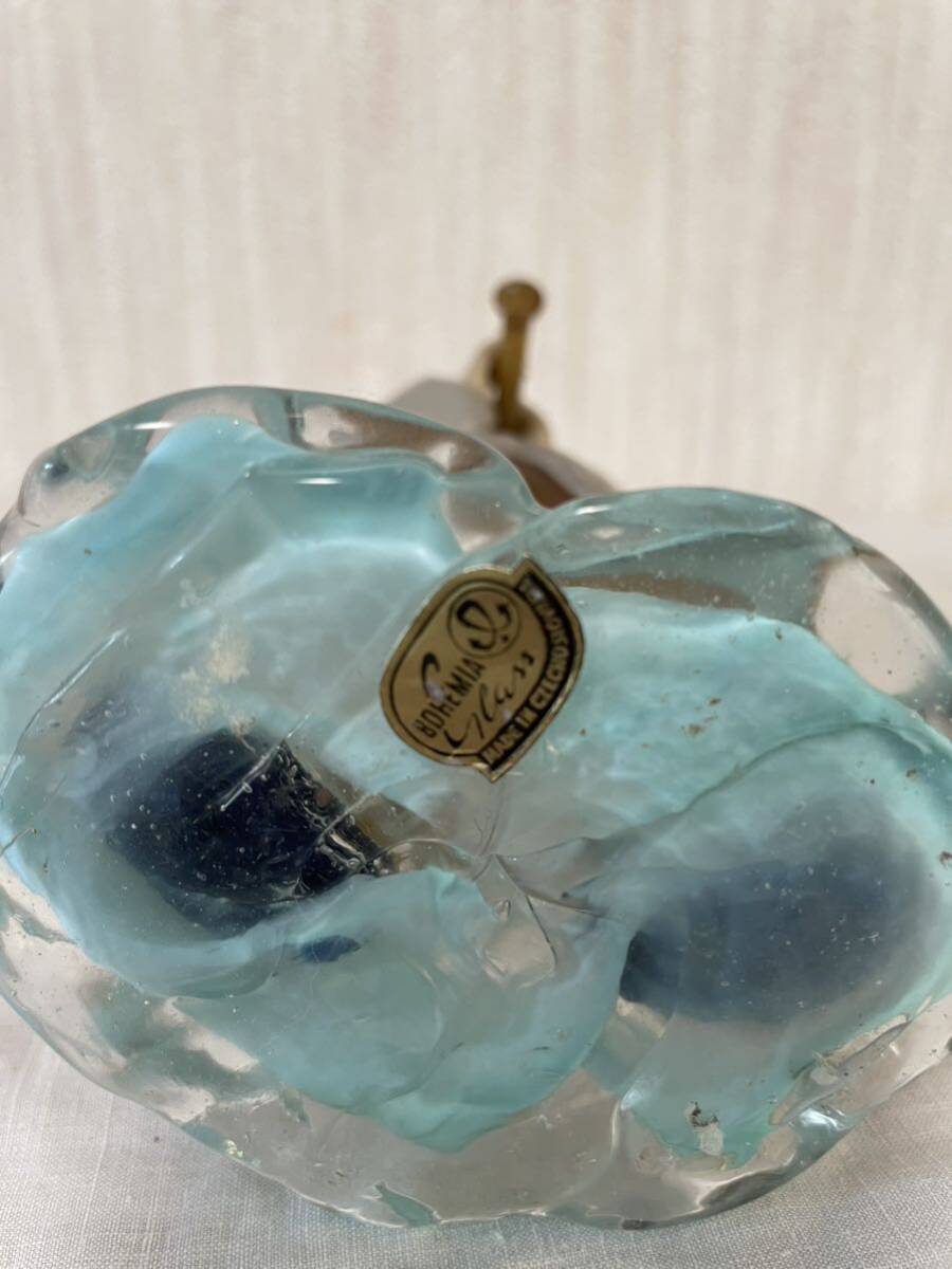 ボヘミアガラス ドール 置物 インテリア フィギュア 人形 雑貨 レトロ_画像5