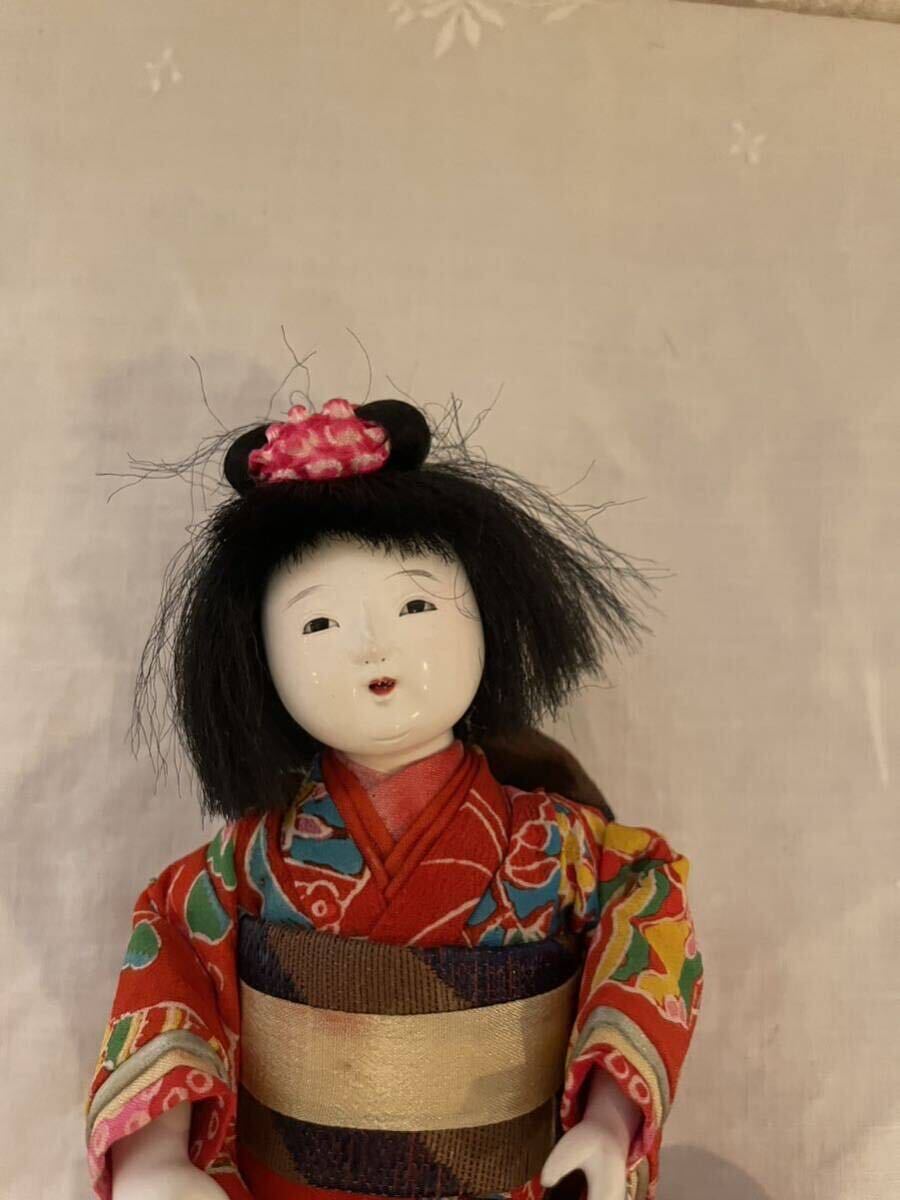  японская кукла старый девочка Vintage день текст . кимоно retro 