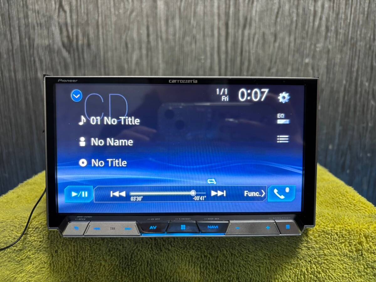 ☆carrozzeria pioneer カロッツェリア パイオニア AVIC-CZ901 サイバーナビ フルセグ☆2017年地図データ☆040110Mの画像6