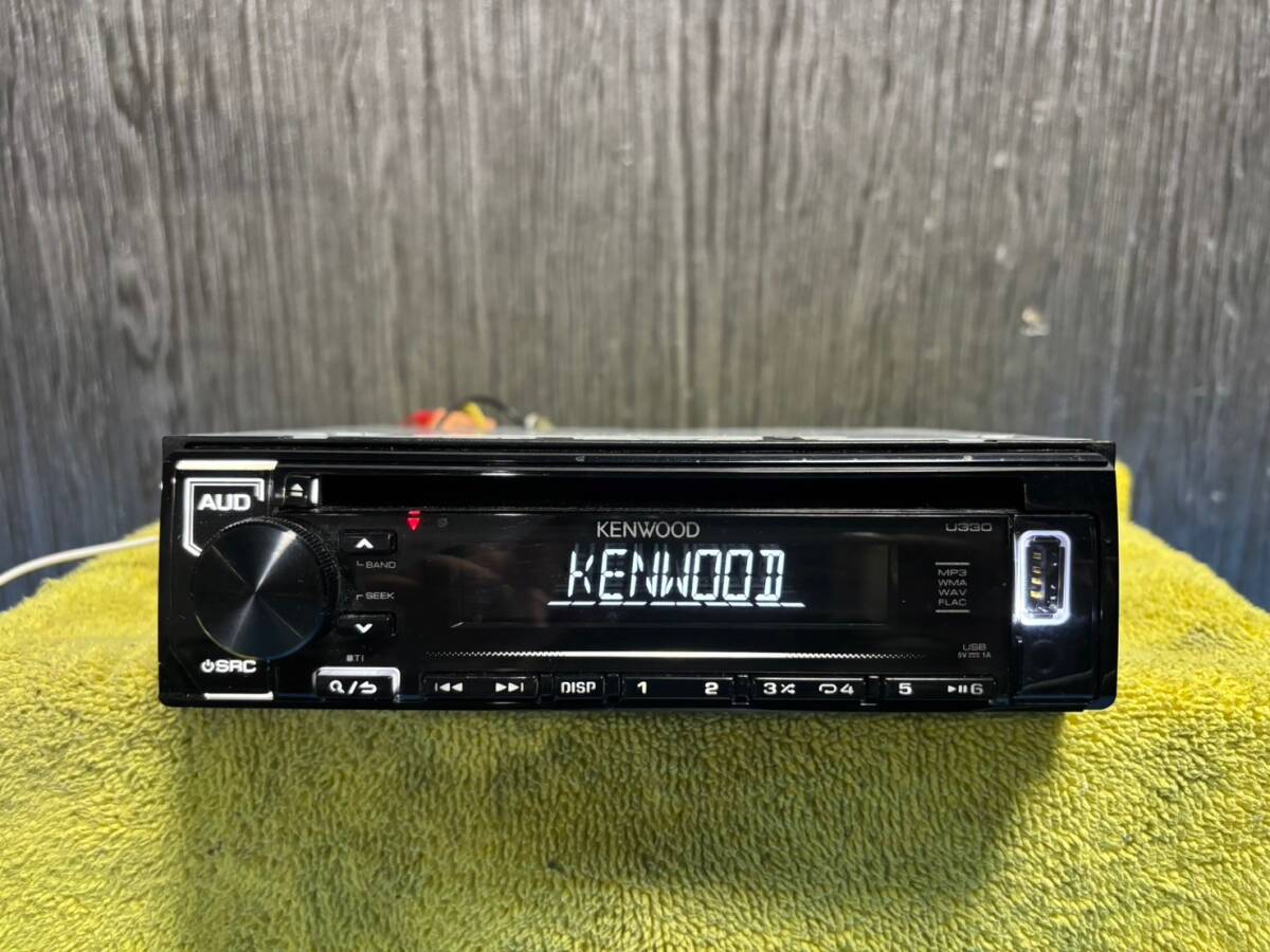 KENWOOD Kenwood CD панель U330 1DIN передний USB*AUX*040913M