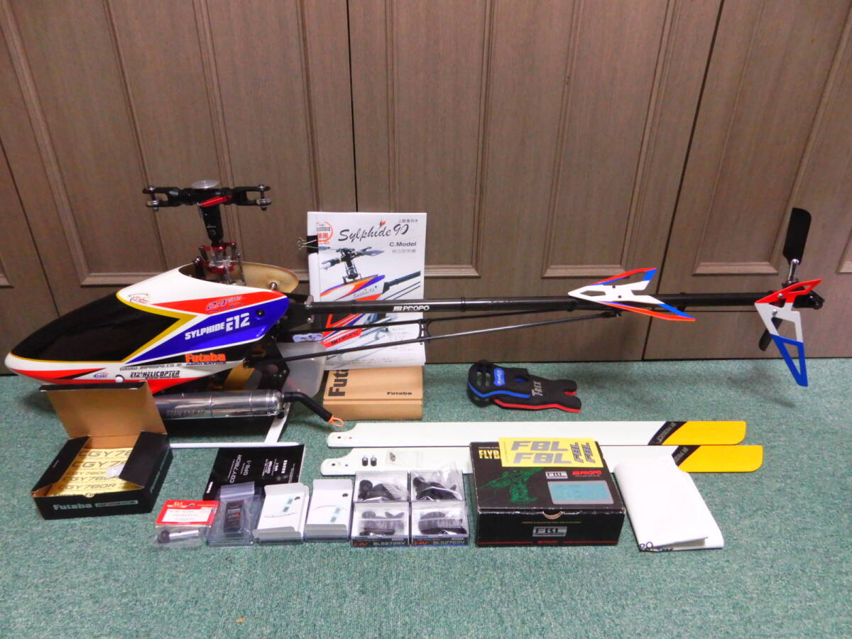JR シルフィード90 　YS90　E12仕様 FBL　ローター720ｍｍ