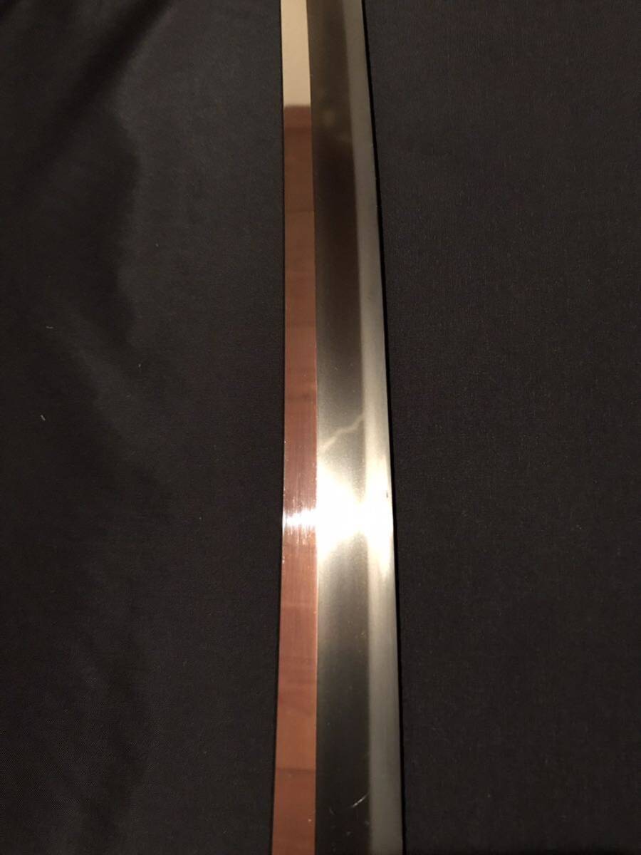 . kind special valuable sword . first generation . front country . Fujiwara .. two shaku three size . minute to cross culture fortune registration Honma . mountain . raw scabbard paper . equipped 