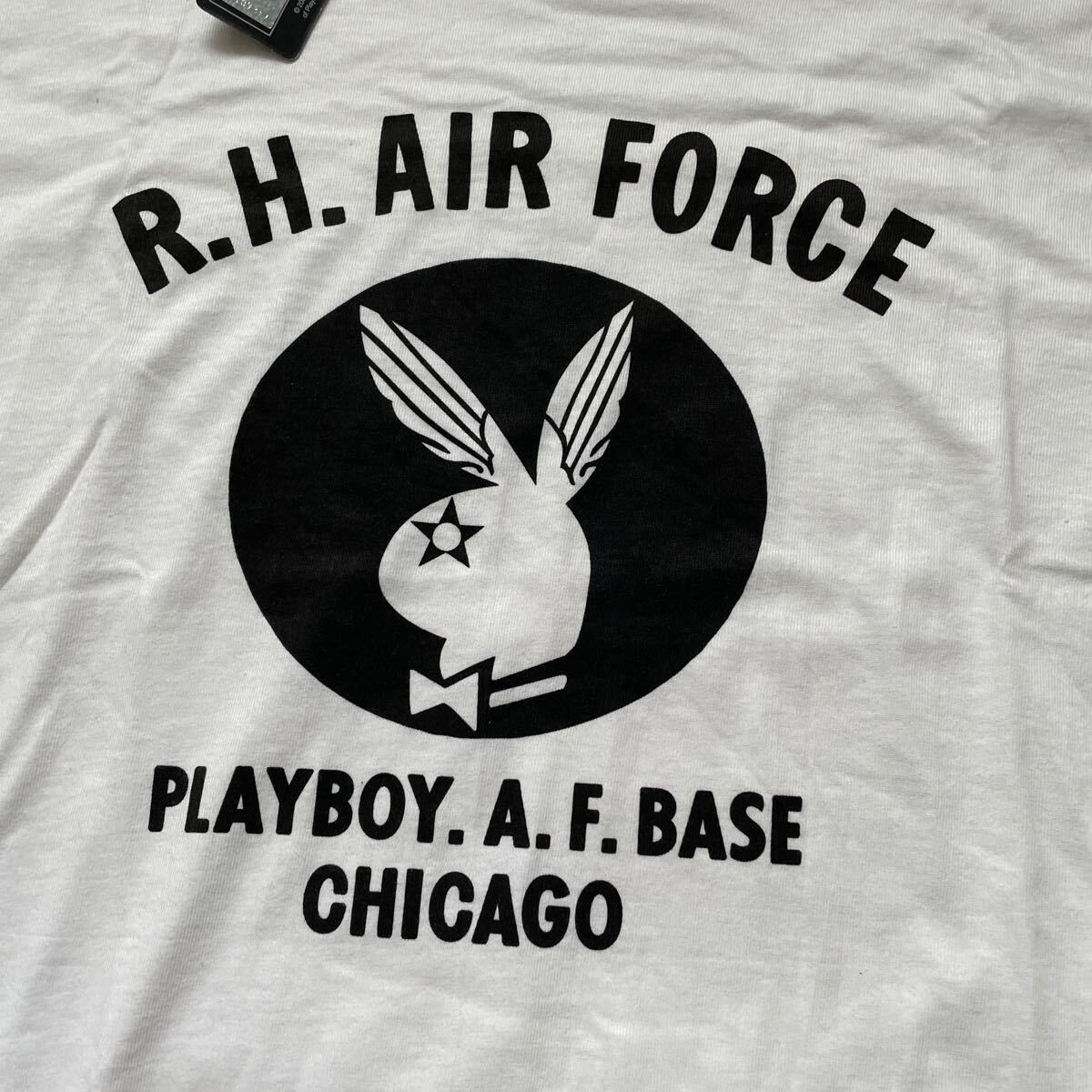 PLAYBOY x カミカゼ Tシャツ プレイボーイｘカミカゼ US AIR FORCE 半袖Tシャツ 世田谷ベース 所ジョージ 新品未使用品_画像2