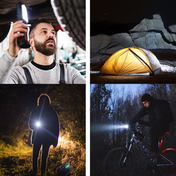 LED作業灯 マグネット 高品質 ランタン コンパクト ツーリング バイク ブッシュクラフト 釣り アウトドア 焚き火 キャンプ 防災の画像9