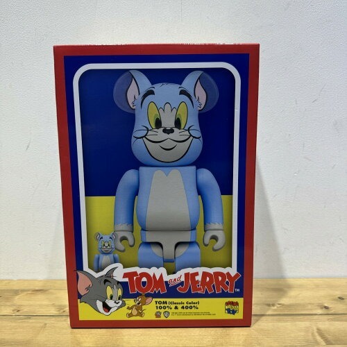 MEDICOM TOY BE@RBRICK TOM AND JERRY TOM (Classic Color) 100%&400% メディコムトイ ベアブリック トムアンドジェリー クラシックカラー_画像1