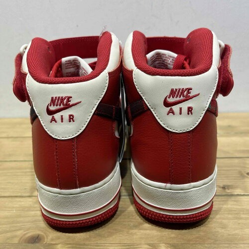 NIKE 2023 AIR FORCE 1 MID PLAID RED 28.0cm DV0792-101 ナイキ エアフォースワンミッド プレイド レッド _画像4