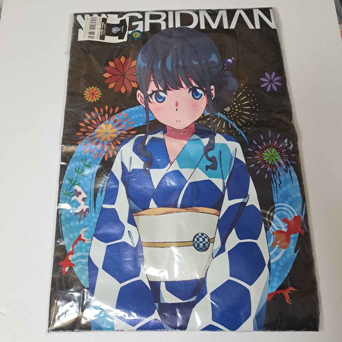 宝多六花 ローソン限定 フルカラーTシャツ 浴衣ver 黒 グリッドマン SSSS.GRIDMAN 