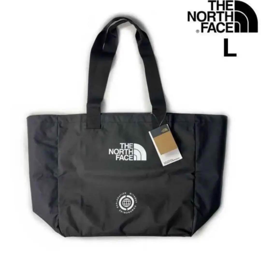 THE NORTH FACE トートバッグ USA限定 ブラック 黒 Lサイズ_画像1