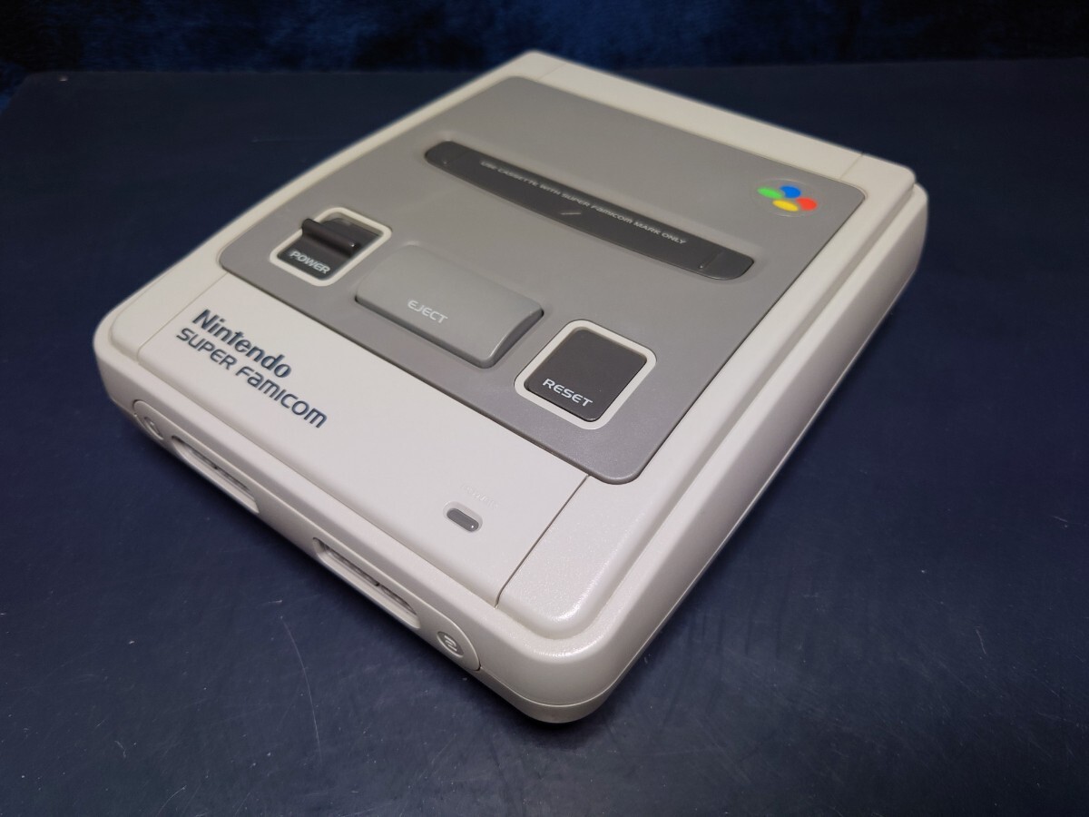  nintendo Super Famicom поздняя версия 1chip-01 корпус прекрасный товар редкость редкий сразу ... кабель оригинальный управление, оригинальный адаптер soft 3шт.@ персик металлический SFC