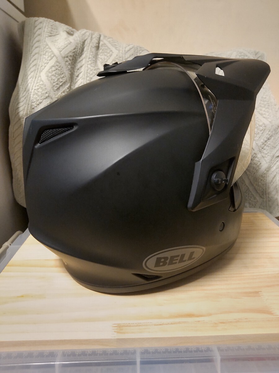 バイク用オフロードヘルメット / BELL / MX-9 ADVENTURE MIPS / マッドブラック / Mサイズの画像5