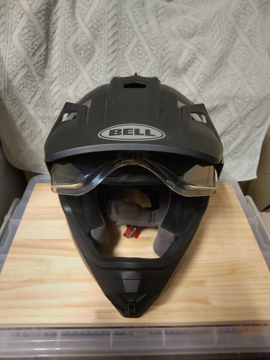 バイク用オフロードヘルメット / BELL / MX-9 ADVENTURE MIPS / マッドブラック / Mサイズの画像3