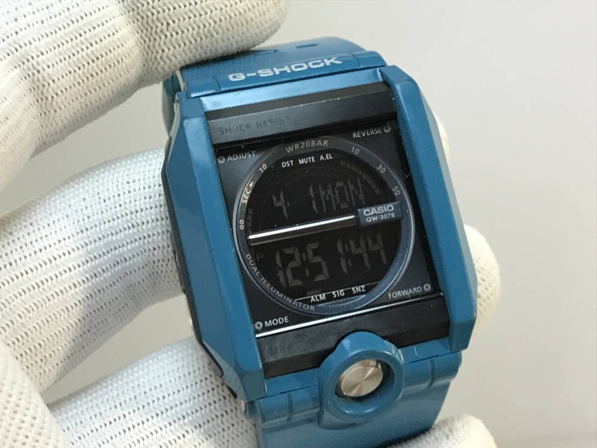 カシオ G-SHOCK G-8100 デュアルイルミネーター 稼働品 CASIO ブルーの画像1
