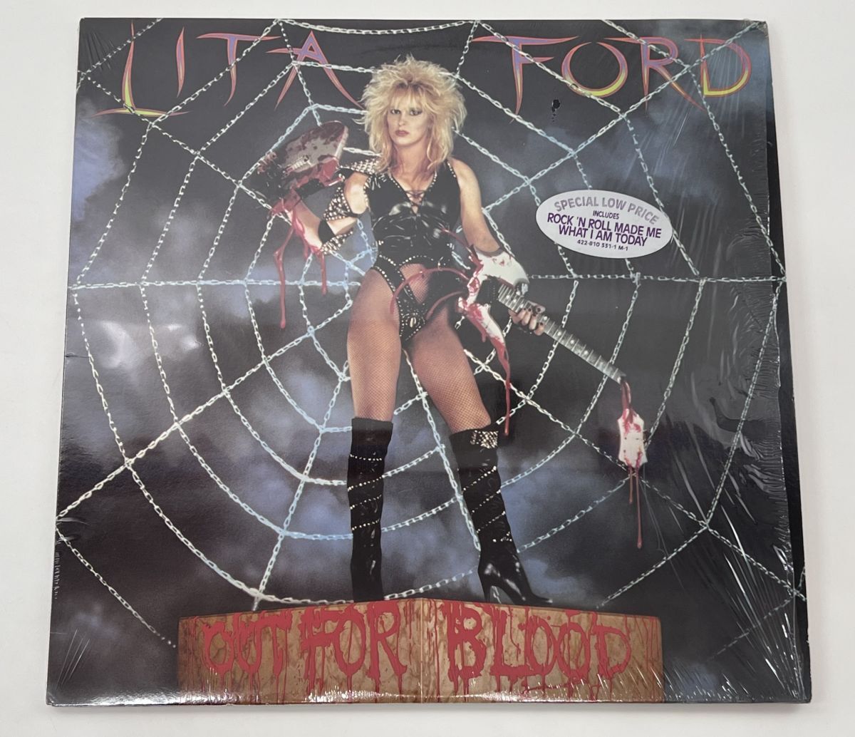 LP盤レコード/LITA FORD リタ・フォード/OUT FOR BLOOD/MERCURY/422-810 331-1 M-1【M005】の画像1