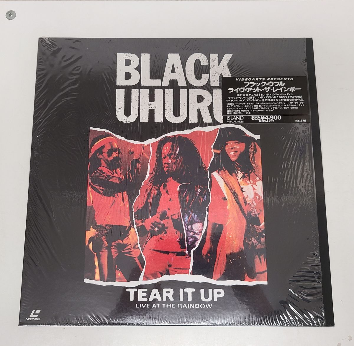 LD / ブラック・ウフル ライヴ・アット・ザ・レインボー / BLACK UHURU TEAR IT UP LIVE AT THE RAINBOW / VALS-3279【M005】の画像1