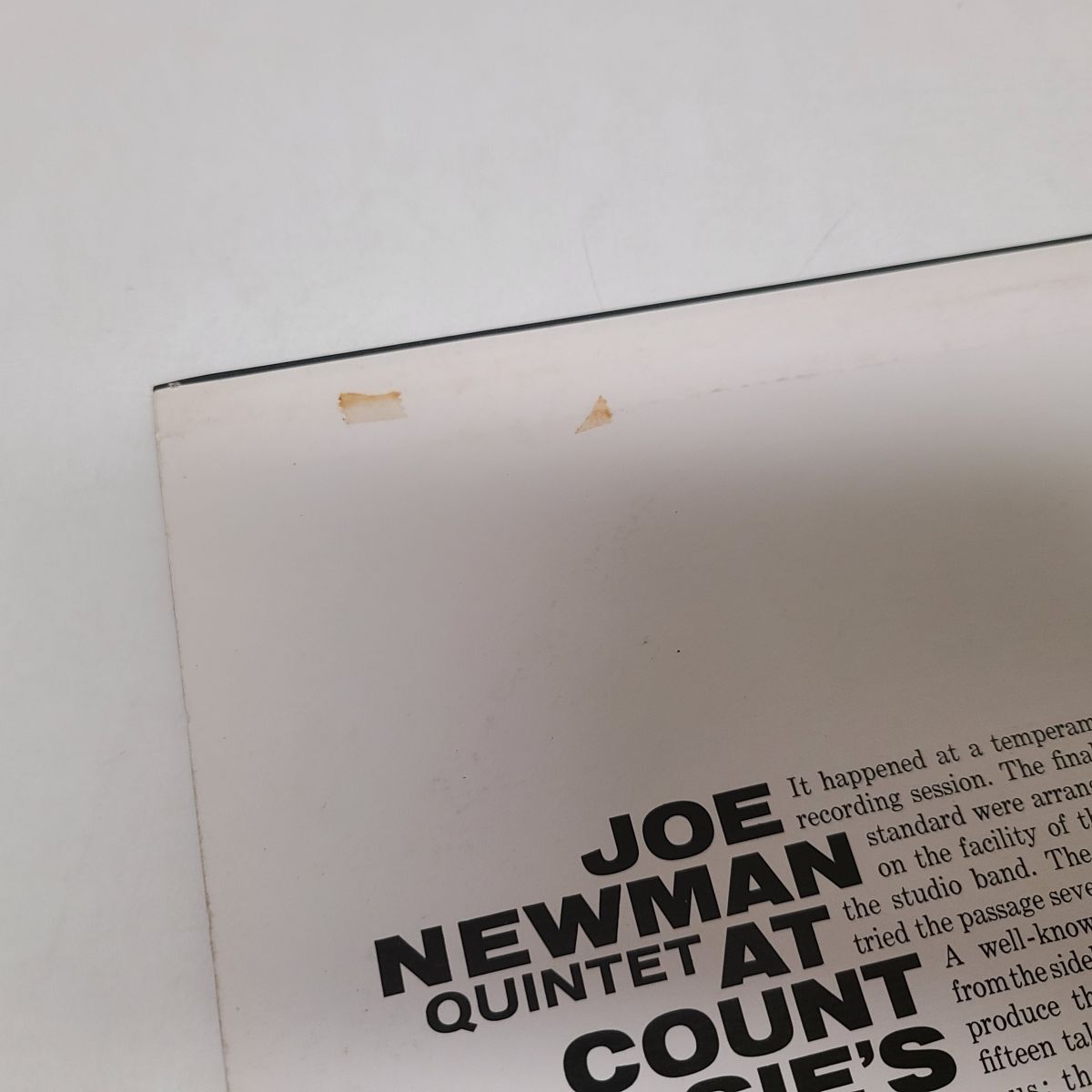 LPレコード / JOE NEWMAN QUINTET AT COUNT BASIE’S ジョー・ニューマン カウント・ベイシー / SR 60969 / 195J-10105【M005】の画像3