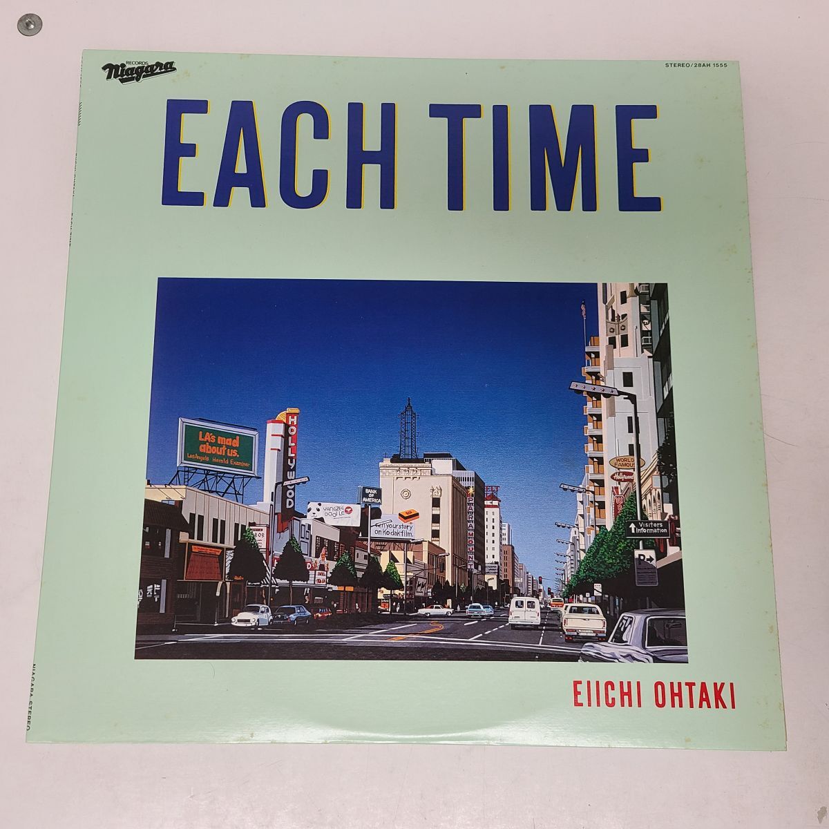 LPレコード / 大瀧詠一　EACH TIME　EIICHI OHTAKI / Niagara RECORDS / 28AH 1555【M005】_画像1
