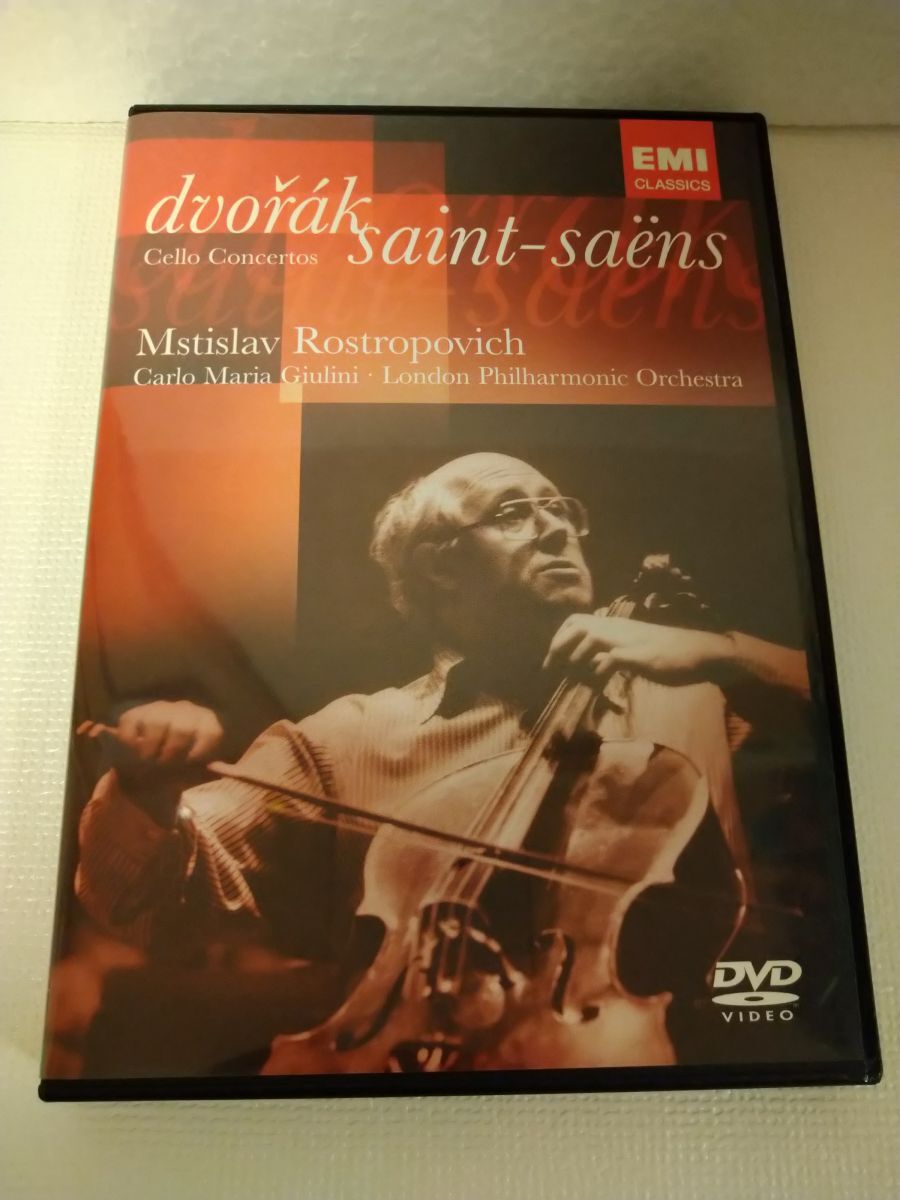 DVD / Mstislav Rostropovich / dvorak・saint-saens Cello Concertos / 解説書付き / EMIミュージック / TOBW-93045【M002】の画像1
